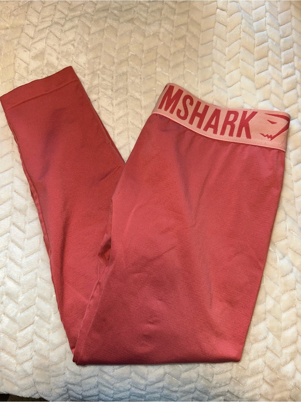Gymshark Crop Leggings Light Orange Size Medium